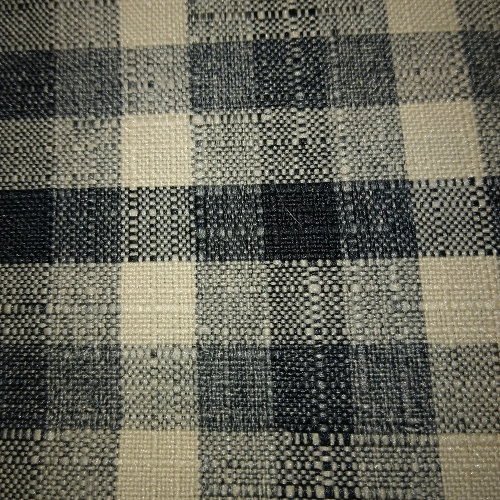 FABRIC Linen Look Synthetic Green Plaid home decor fabric, 2 yards x 54 …